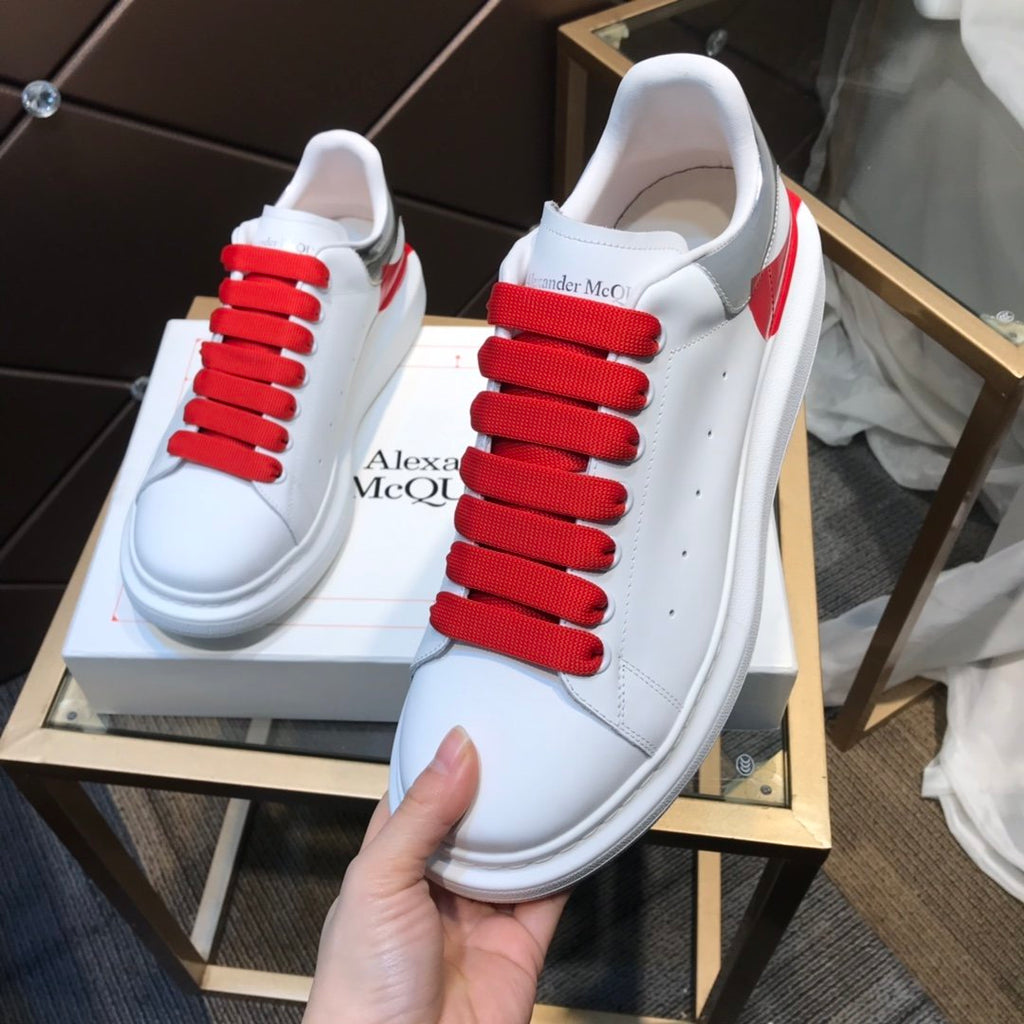 ALEXANDER MCQUEEN BIANCHE E ROSSE,LACCI ROSSI