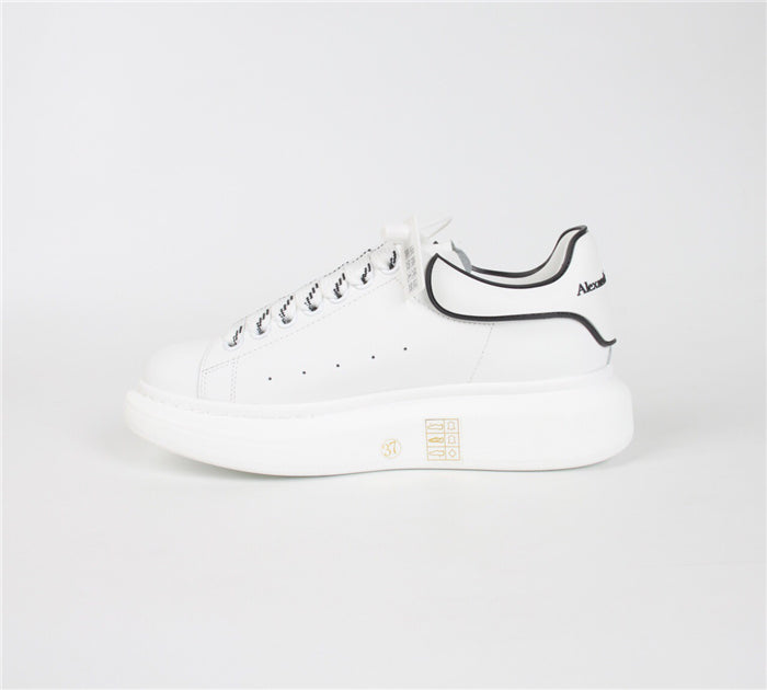 ALEXANDER MCQUEEN BIANCHE CON RETRO STRICIA NERA